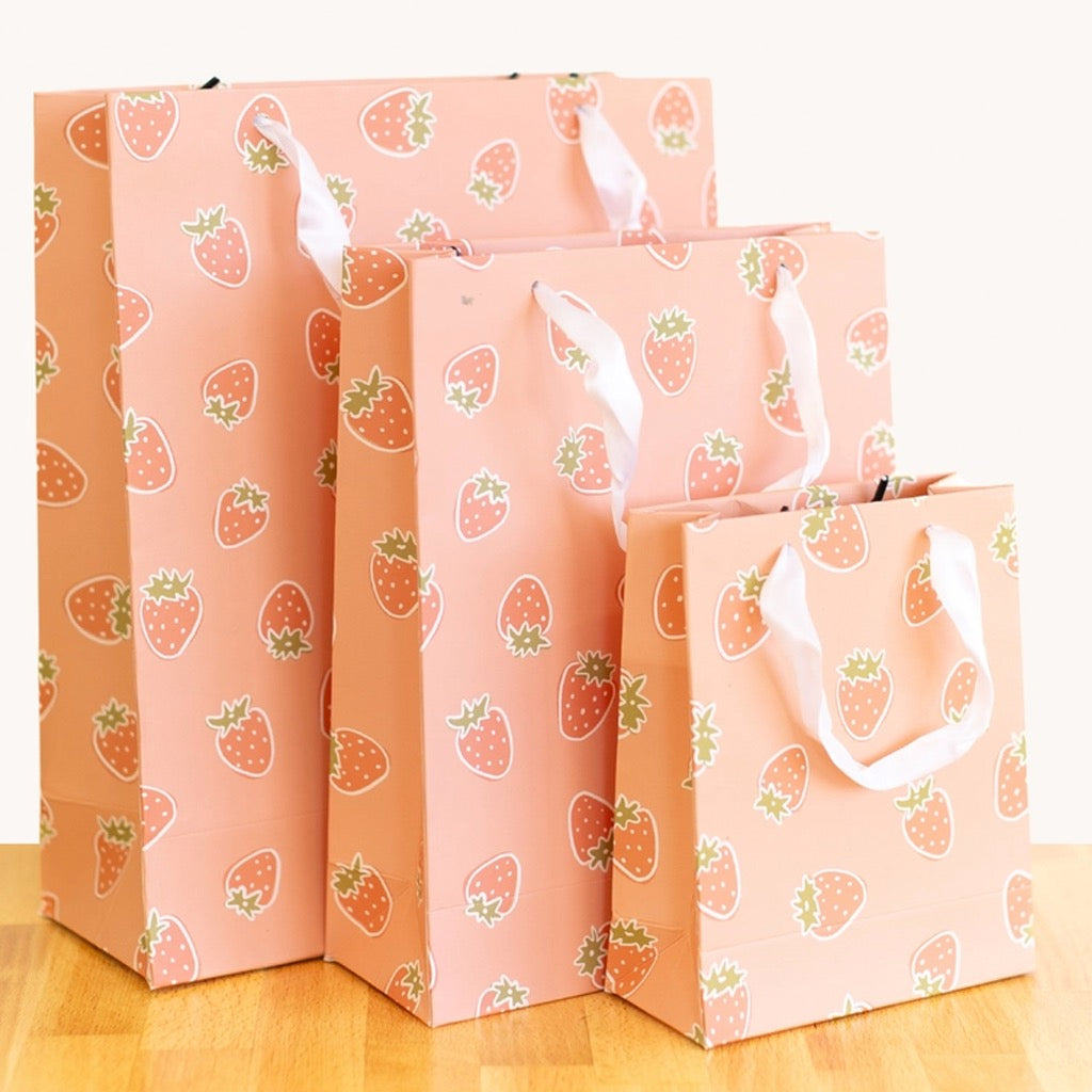 Strawberry Picking Gift Bag Small.