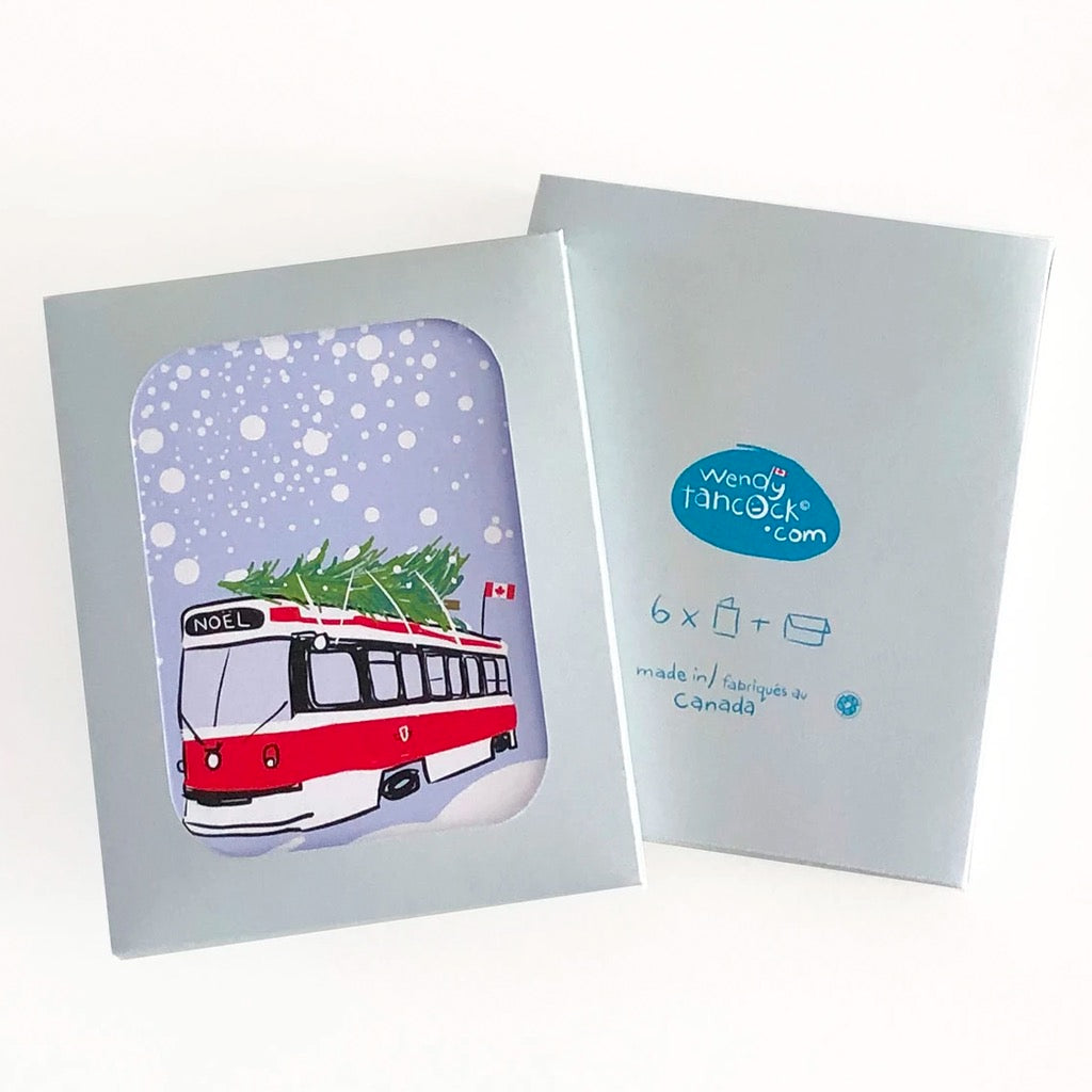 Streetcar Holiday Boxed Cards Packaging