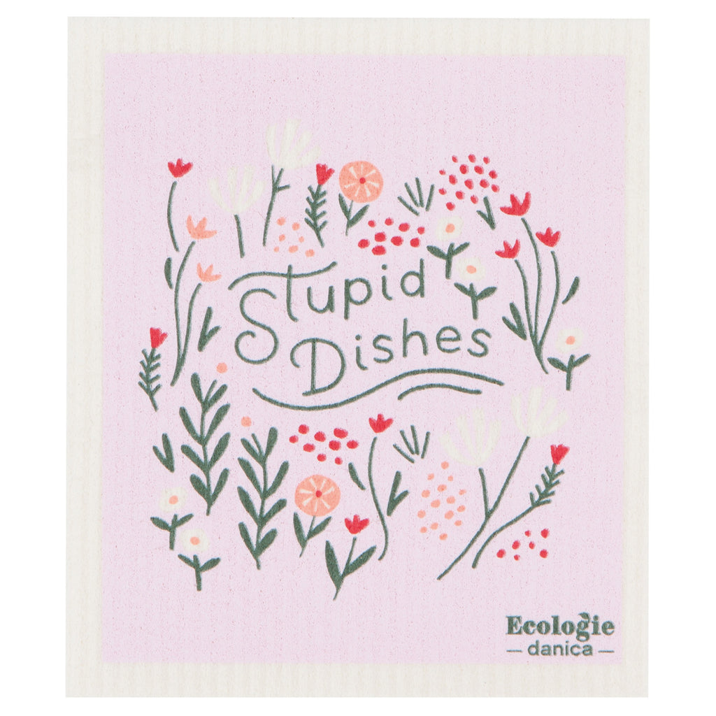 Stupid Dishes Swedish Dishcloth