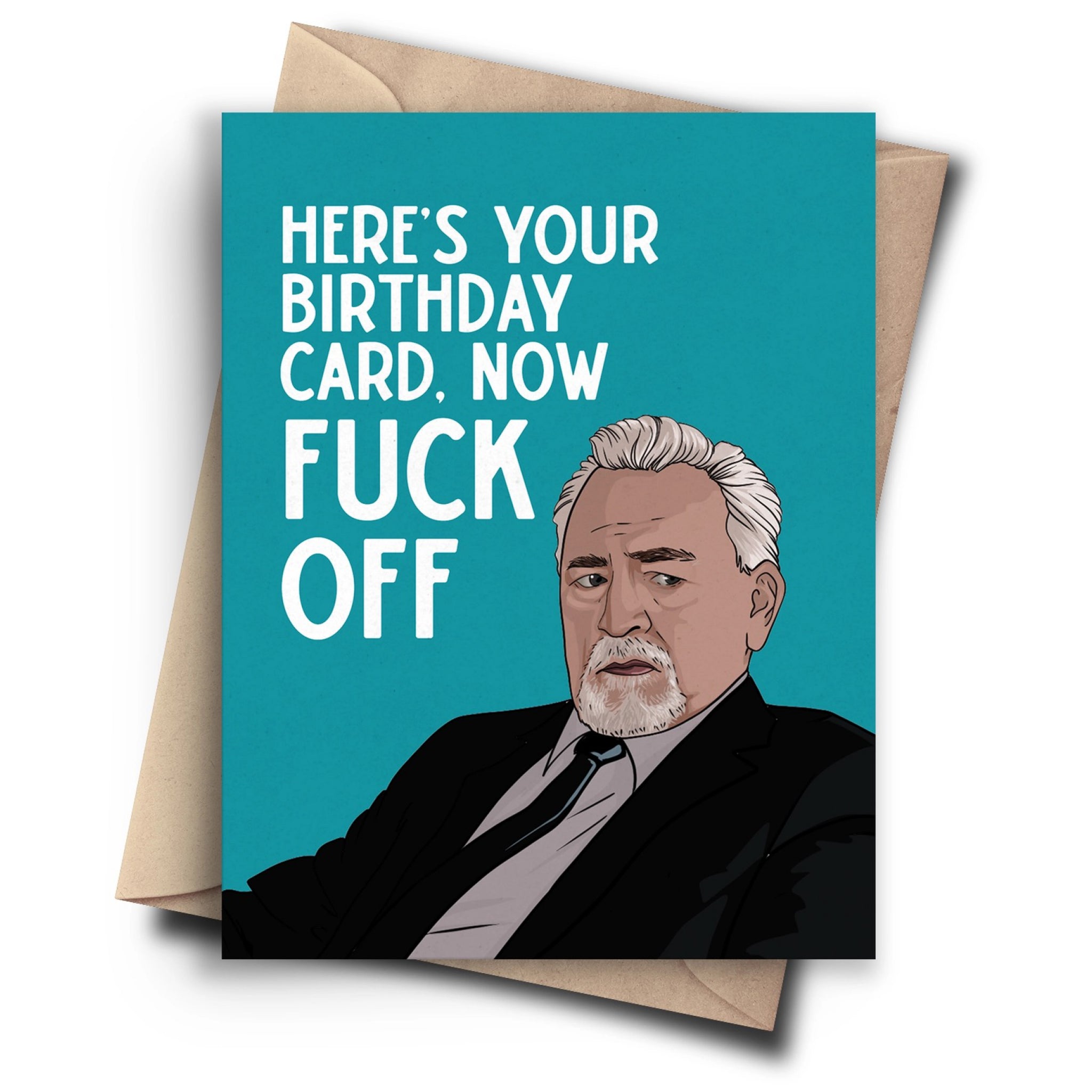 Funny Inheritance Card Succession Funny Birthday Card | Pop Cult Paper – Outer Layer