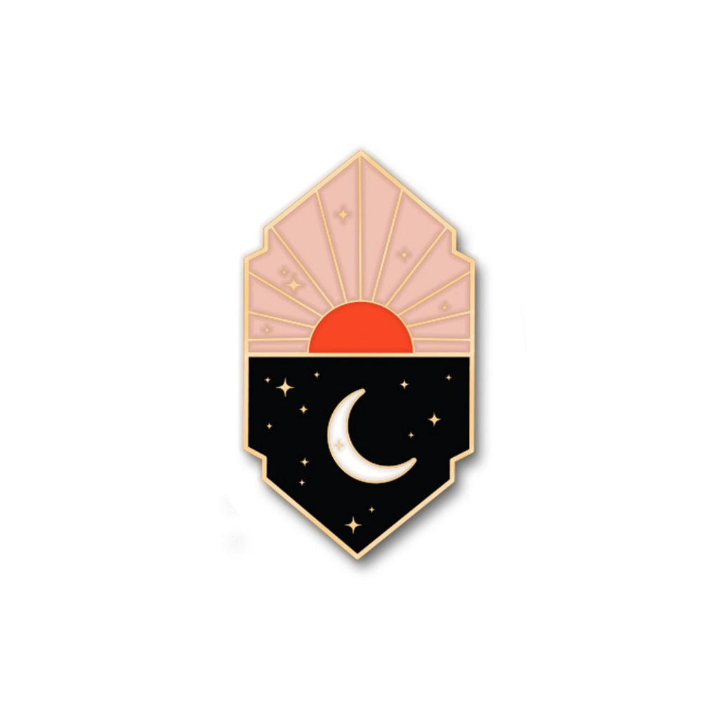Sun  Moon Enamel Pin