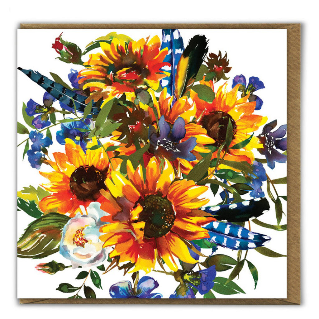 Sunflower Bouquet Card