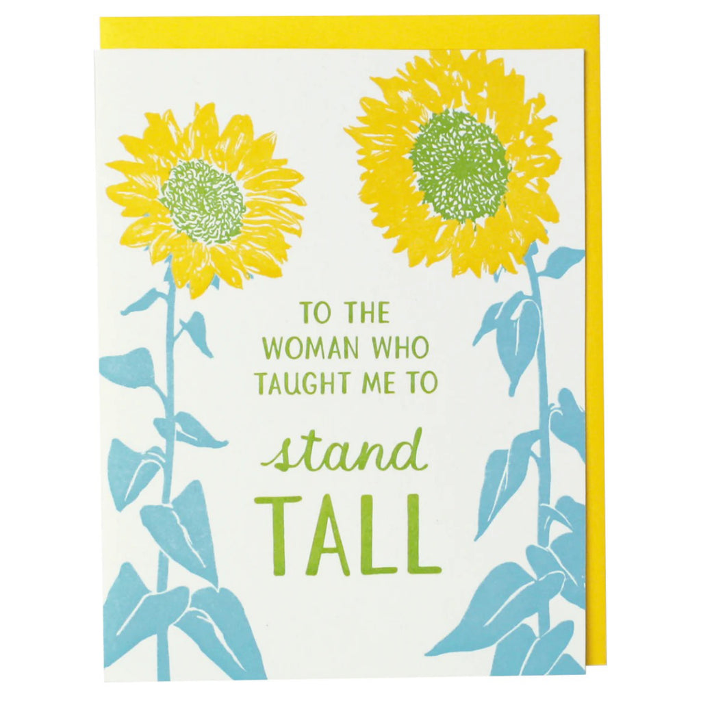 Sunflower Stand Tall Card.