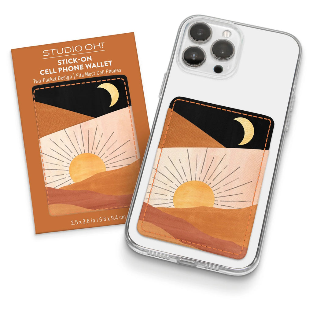 Sunrise Moon Cell Phone Wallet Packaging