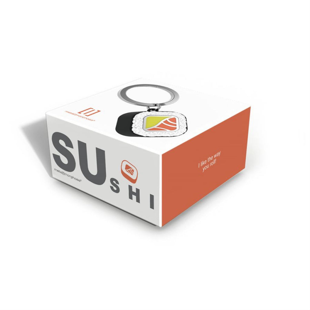 Sushi Keychain packaging.