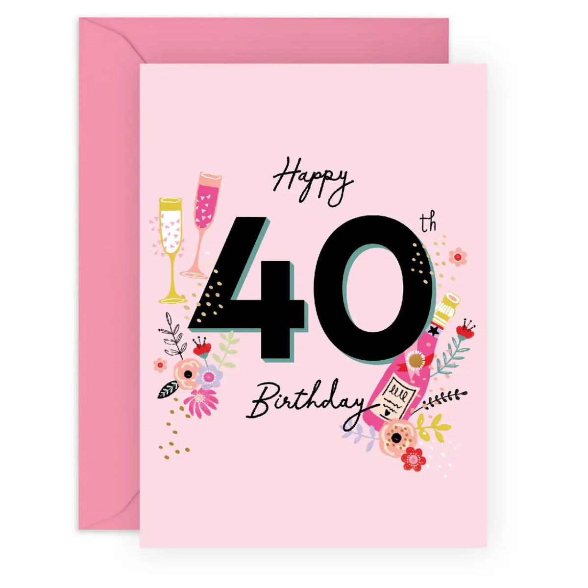 Sweet 40th Birthday Card | Central 23 – Outer Layer