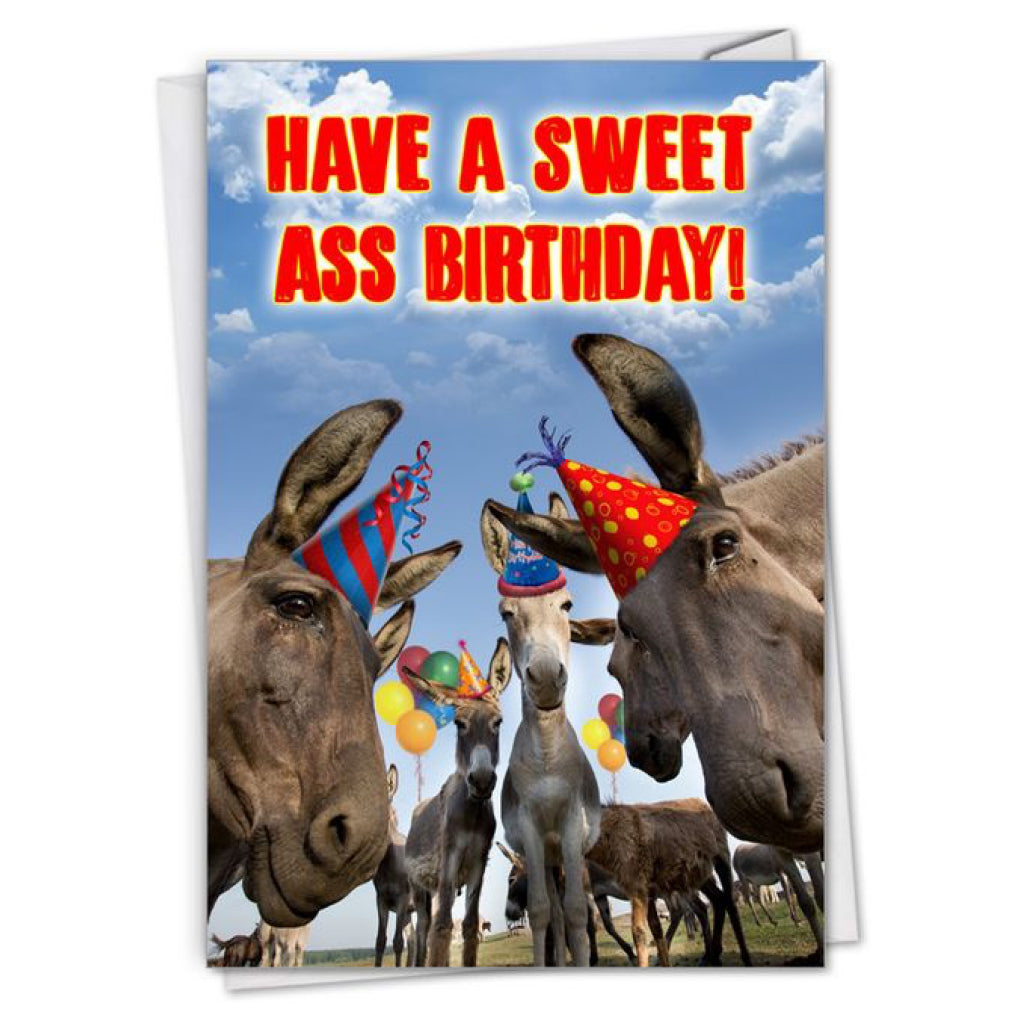 Sweet Ass Birthday Card.
