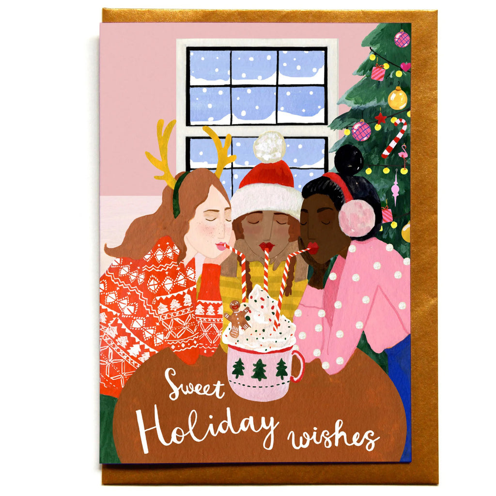 Sweet Holiday Wishes Card.