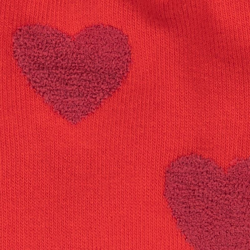 Sweethearts Crew Socks Red Detail