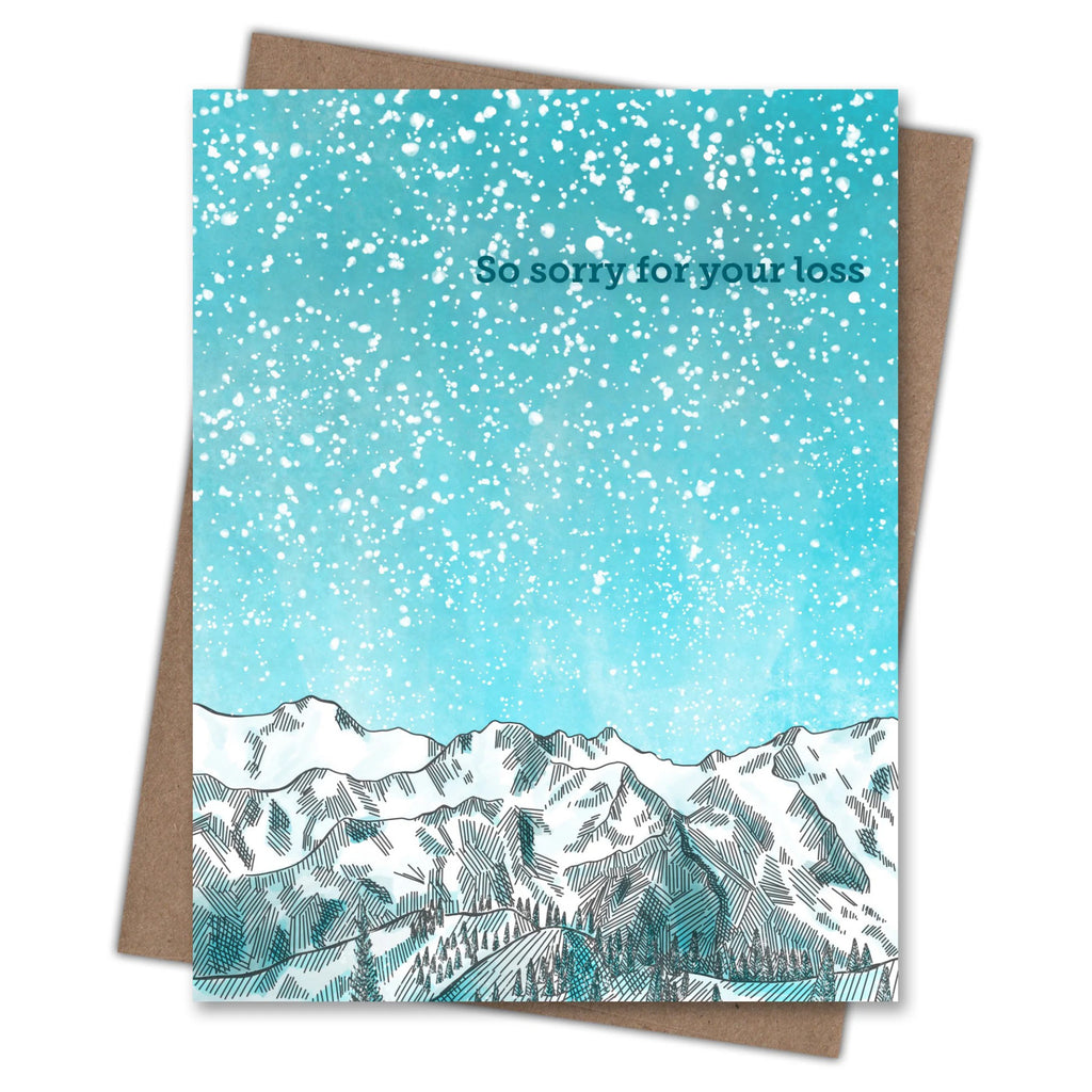 Sympathy Mountains Card