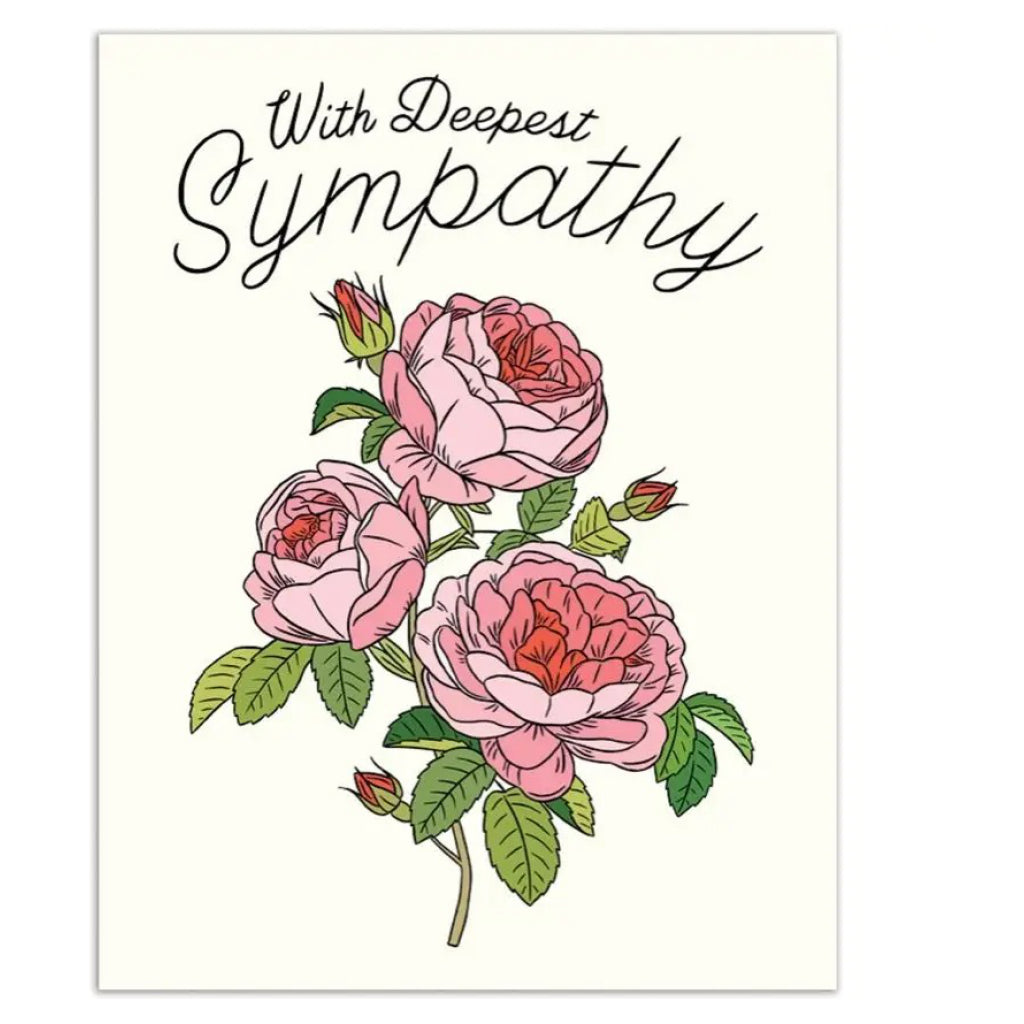 Sympathy Roses Card.