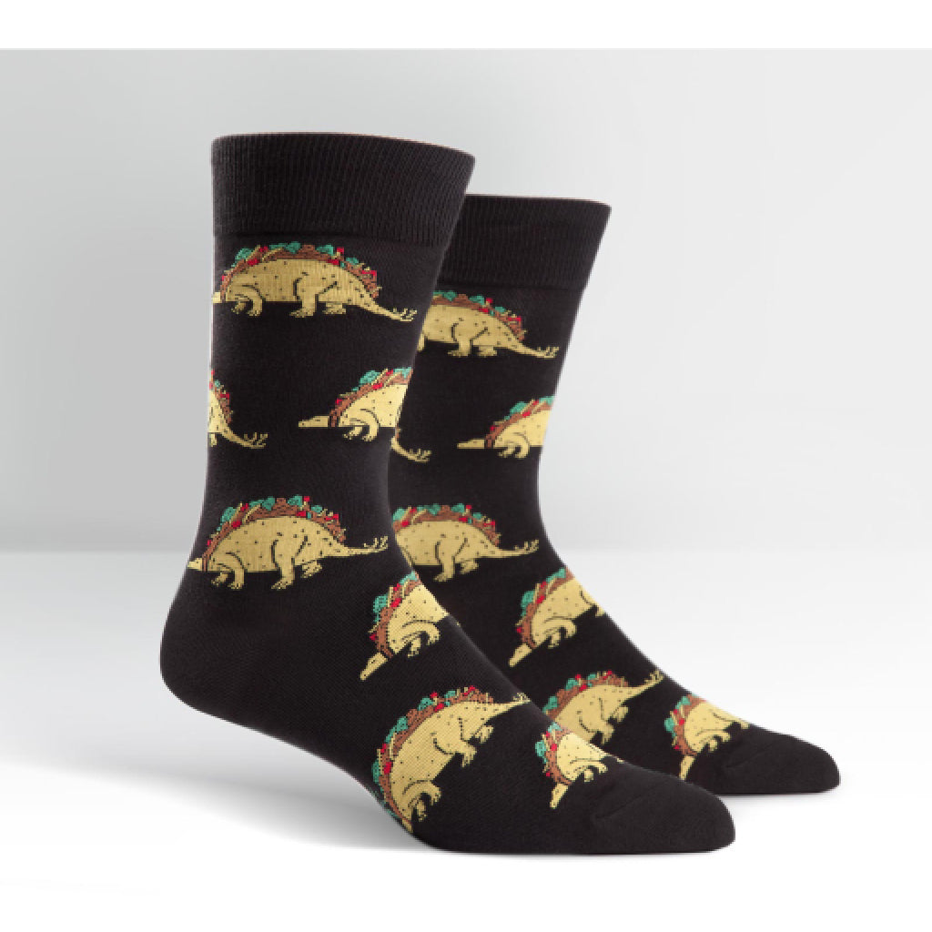 Tacosaurus Mens Crew Socks