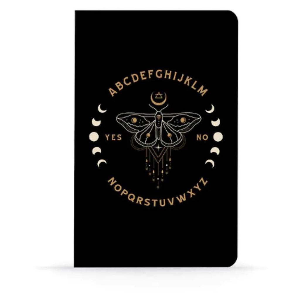 Tarot Moth Layflat Notebook back.