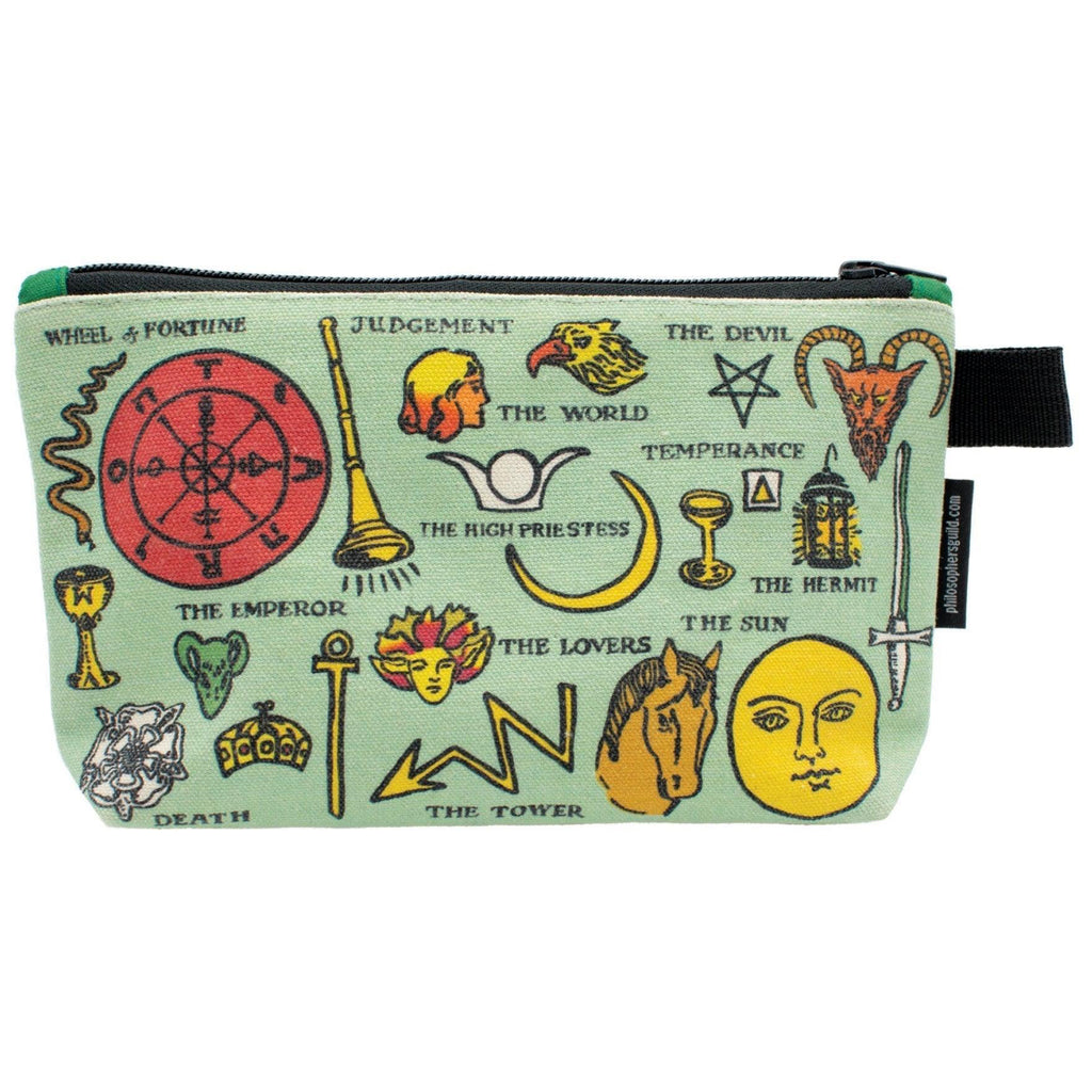 Tarot Zipper Bag back view.