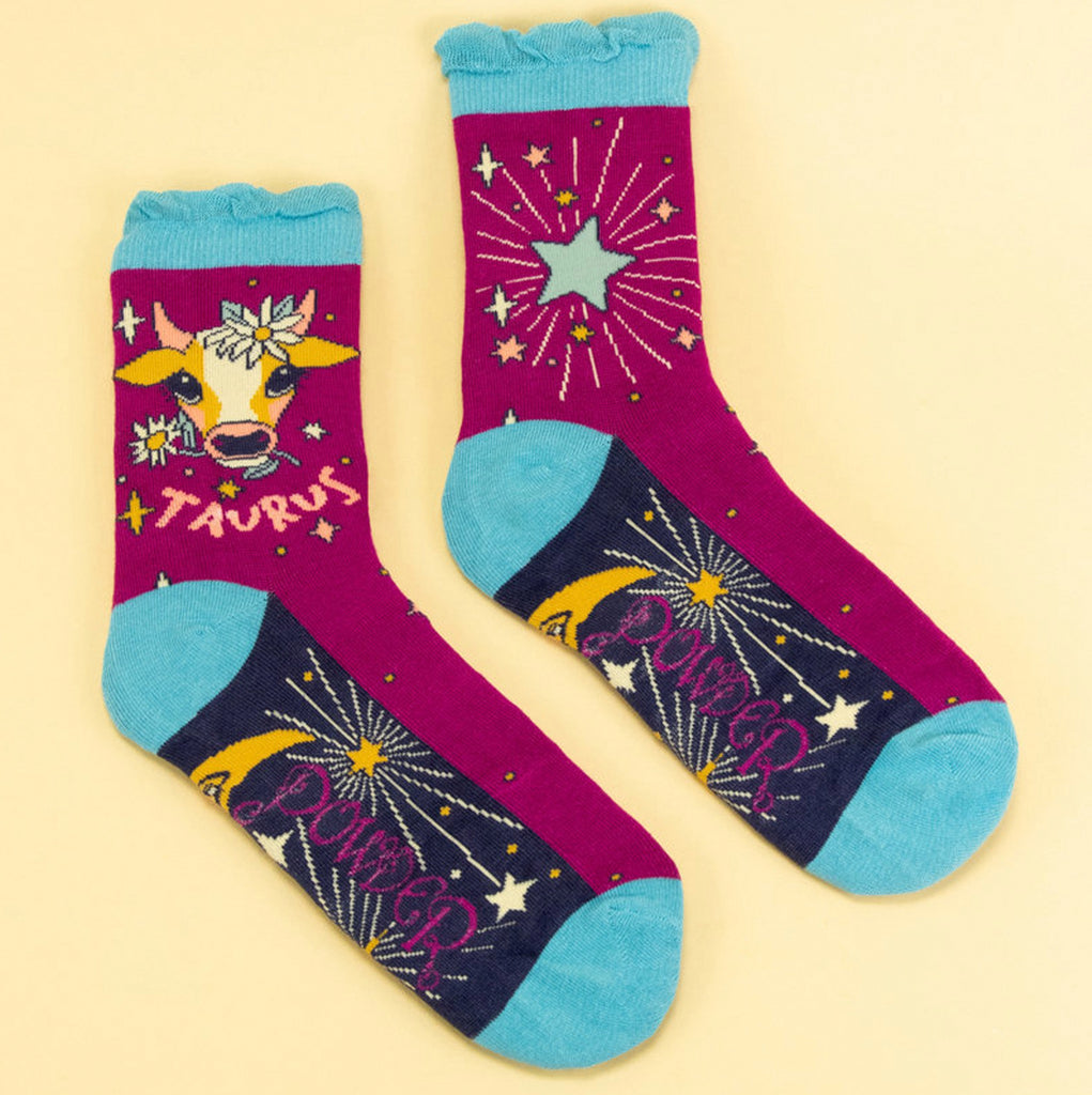 Taurus Zodiac Socks.