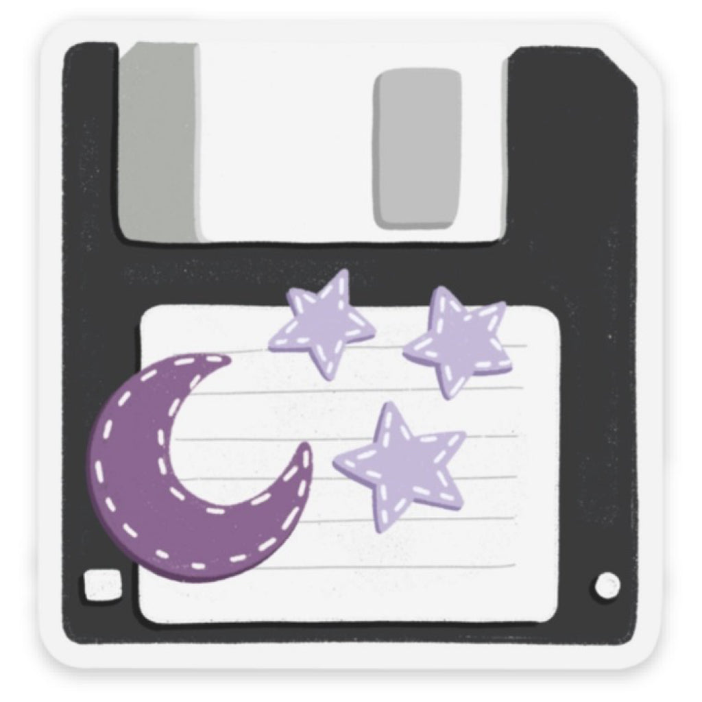 Taylor Swift Inspired Clear Floppy Disk Sticker.