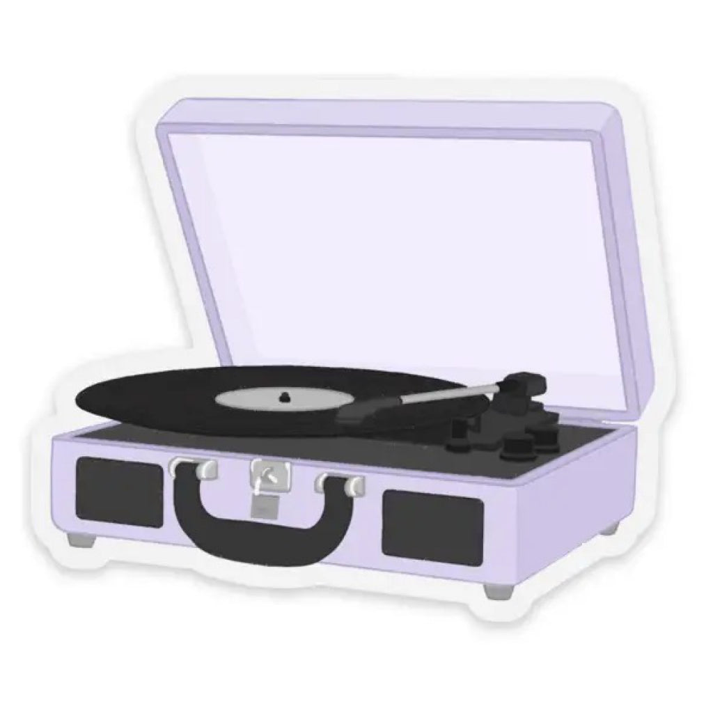 Taylor Swift Inspired Clear Record Player Sticker.