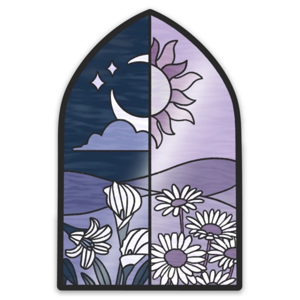 Taylor Swift Inspired Stained Glass Window Sticker.