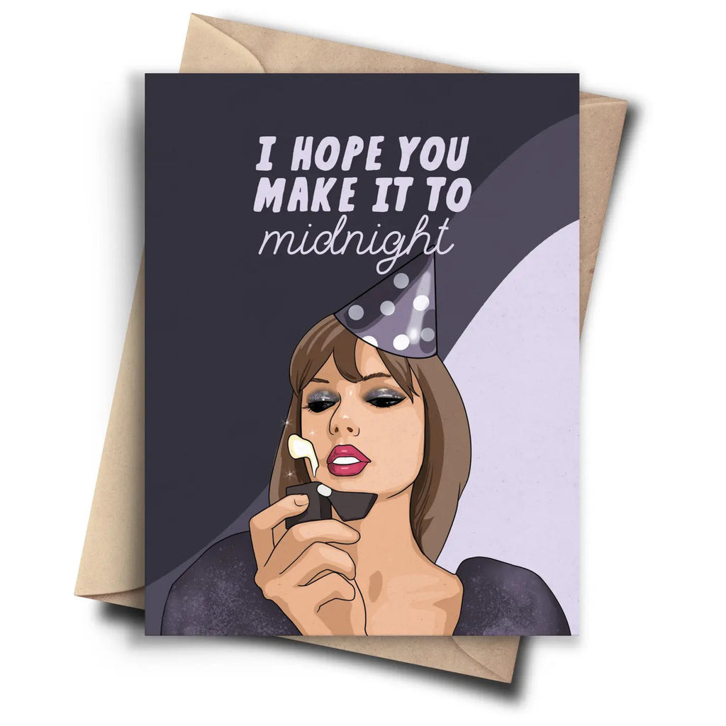 Taylor Swift Make It To Midnight Card.