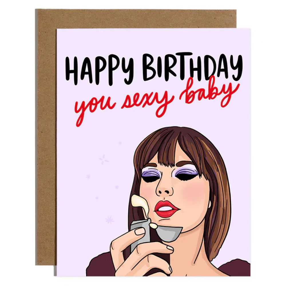 Taylor Swift Sexy Baby Birthday Card.