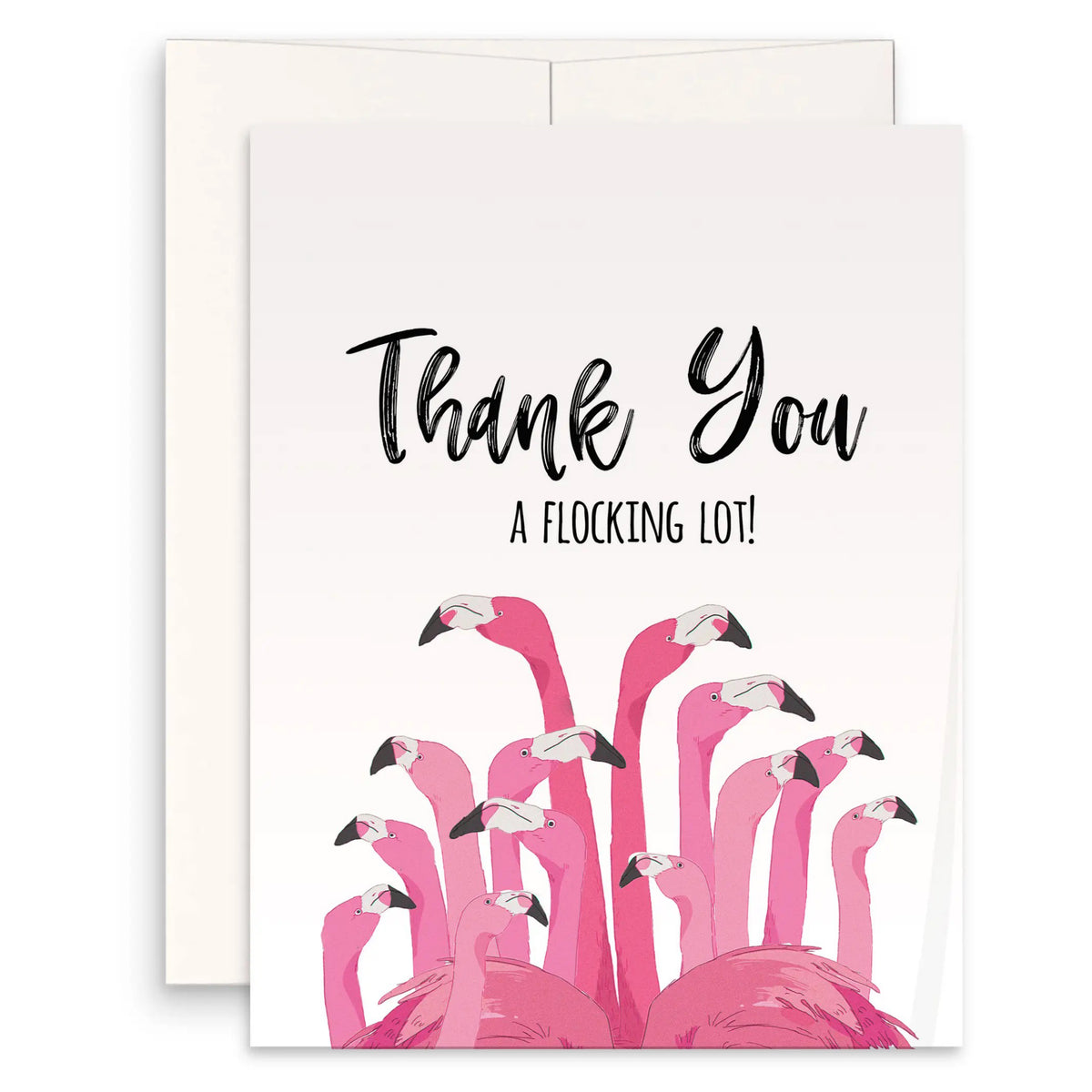 Thank You Flamingos Card | Liyana Studio – Outer Layer