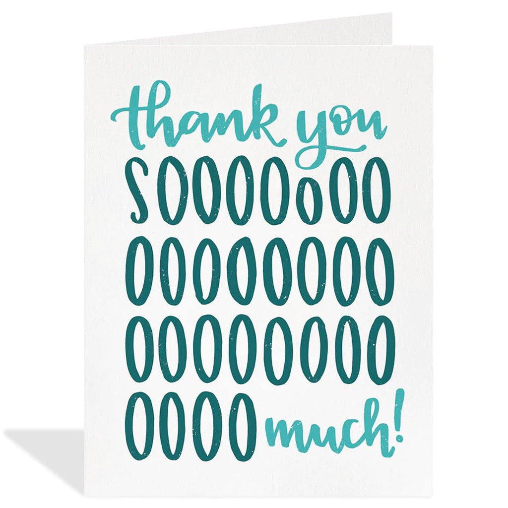 Suioooo Thank You Soooooo Much Card | Halfpenny Postage – Outer Layer
