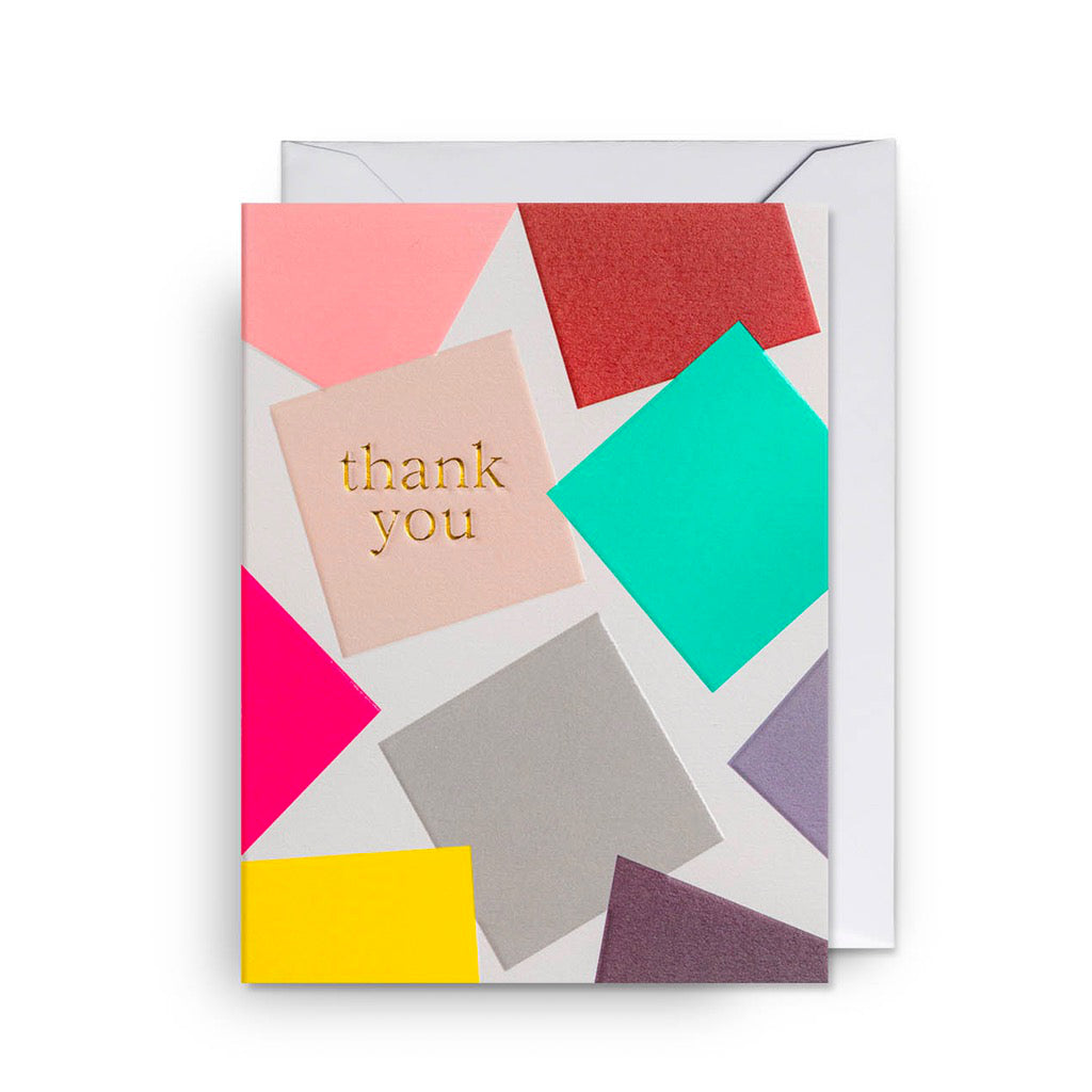 Thank You Squares Mini Card.