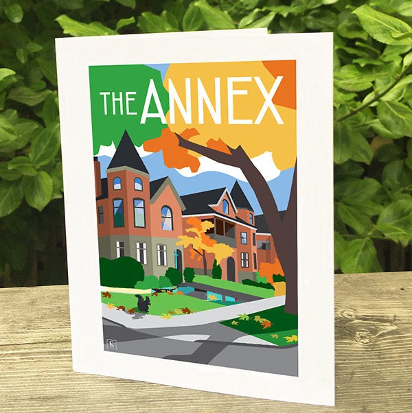 The Annex Toronto Greeting Card