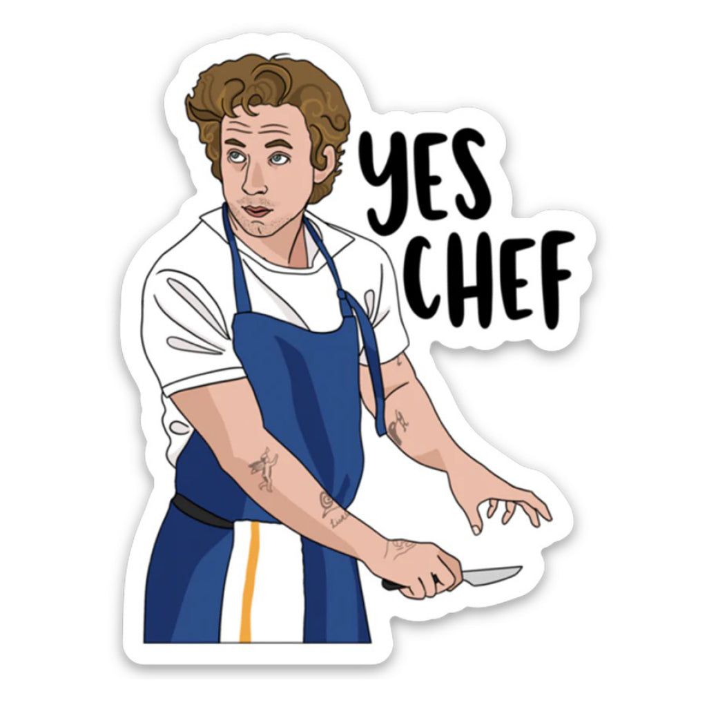 The Bear Yes Chef Sticker.