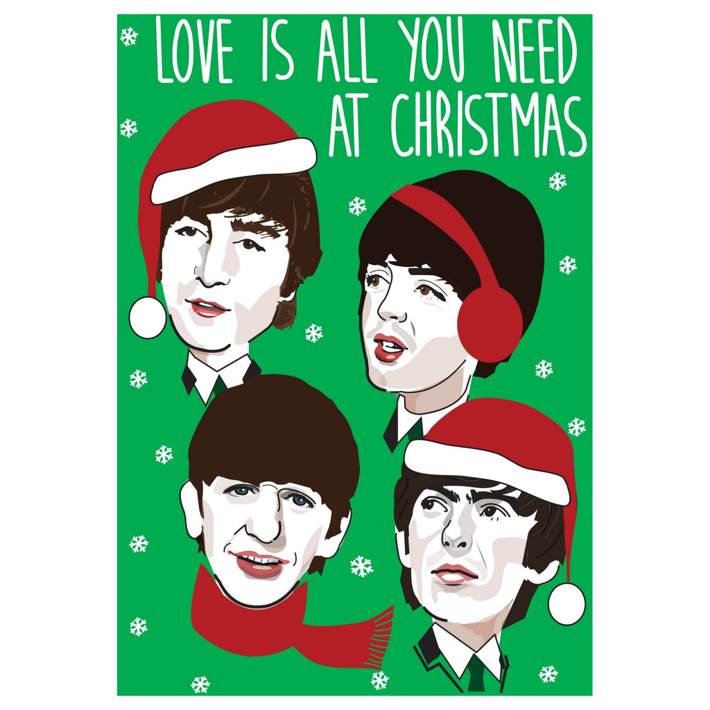 The Beatles Love Is All You Need Holiday Card