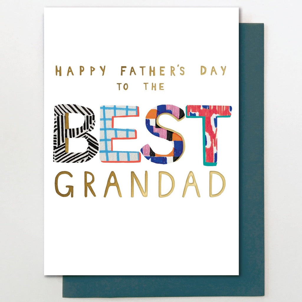 The Best Grandad Fathers Day Card
