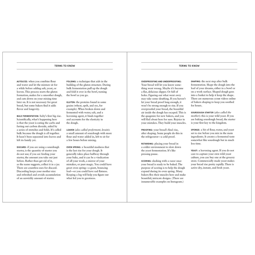 The Bread Baker's Notebook glossary.