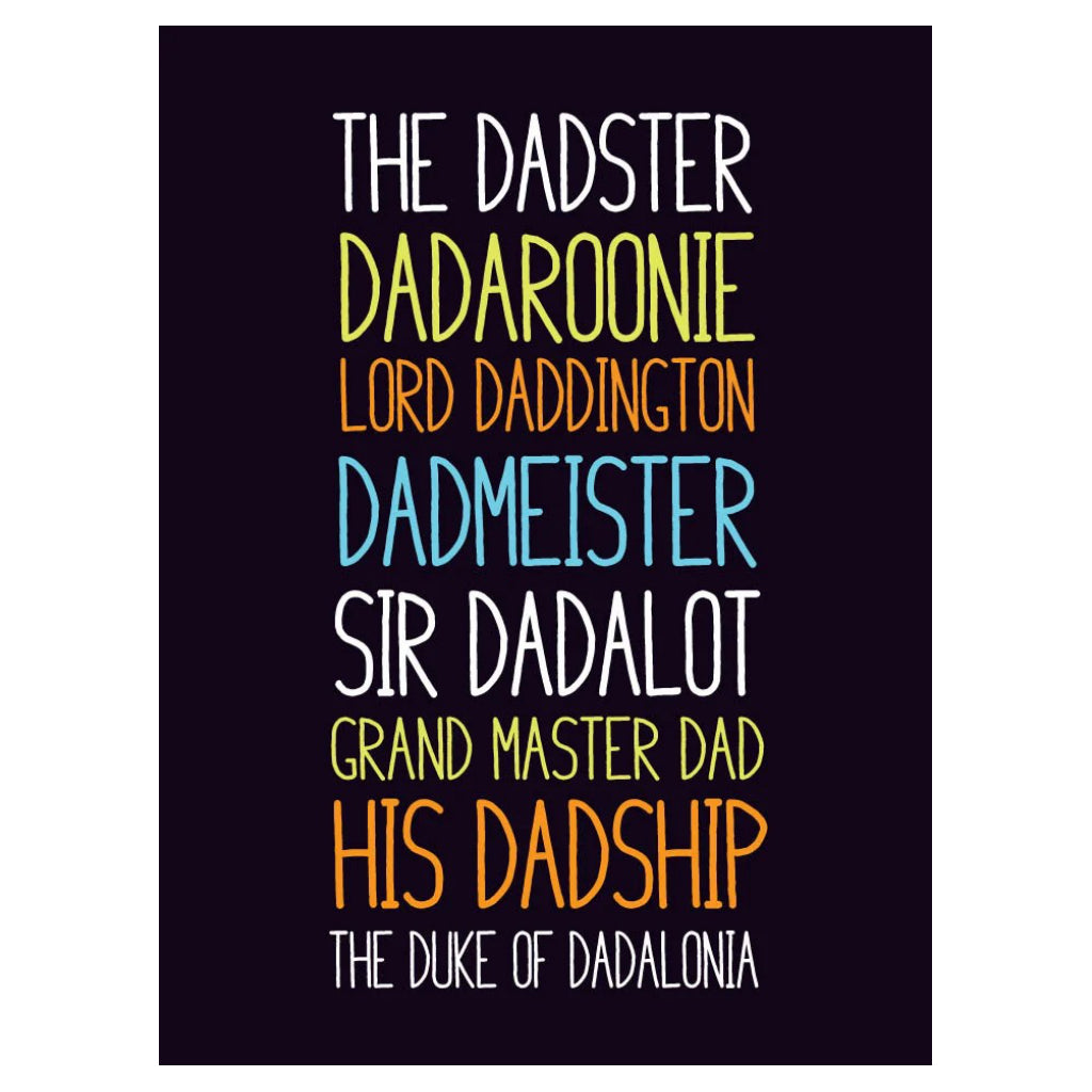 The Dadster Card.