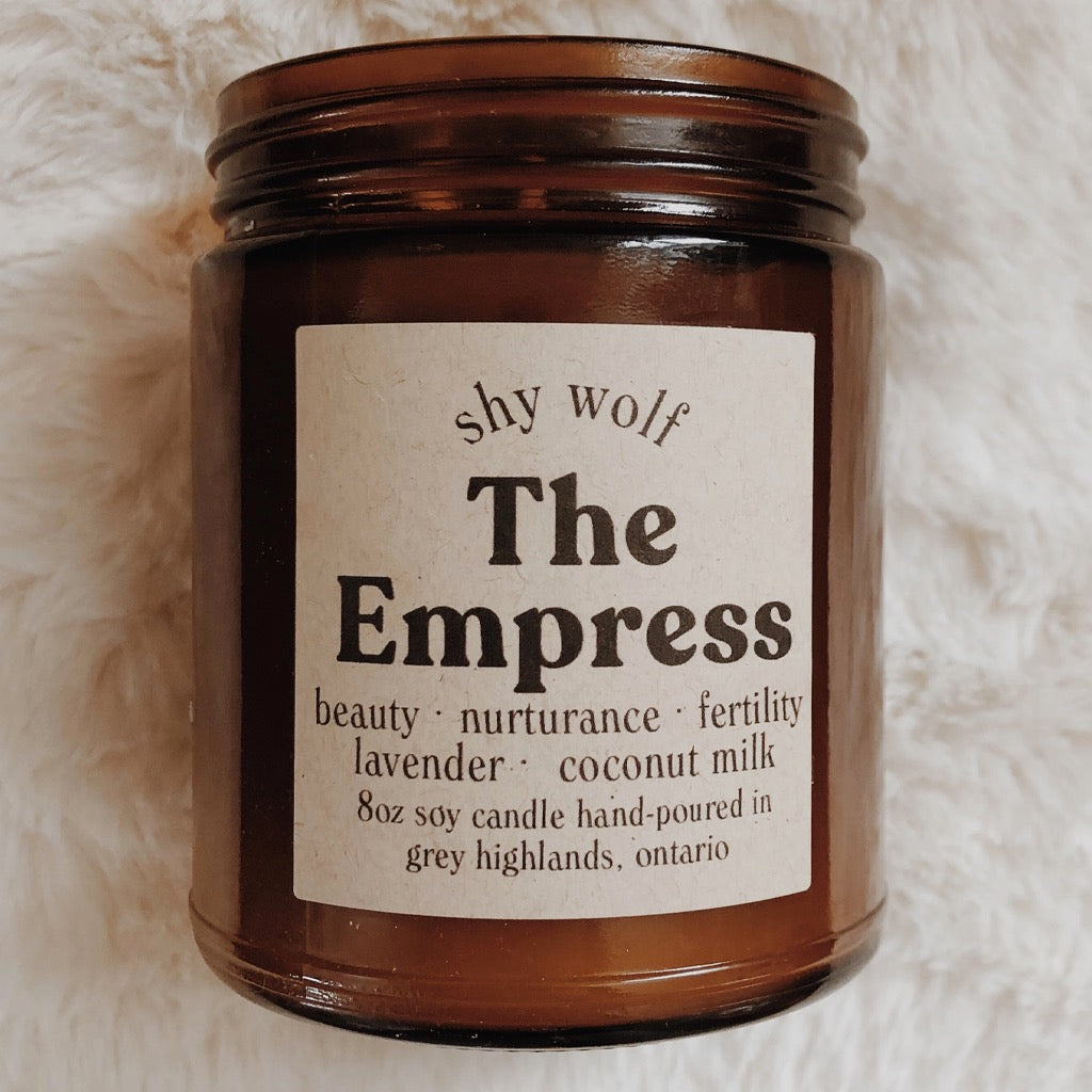 The Empress Tarot Candle.