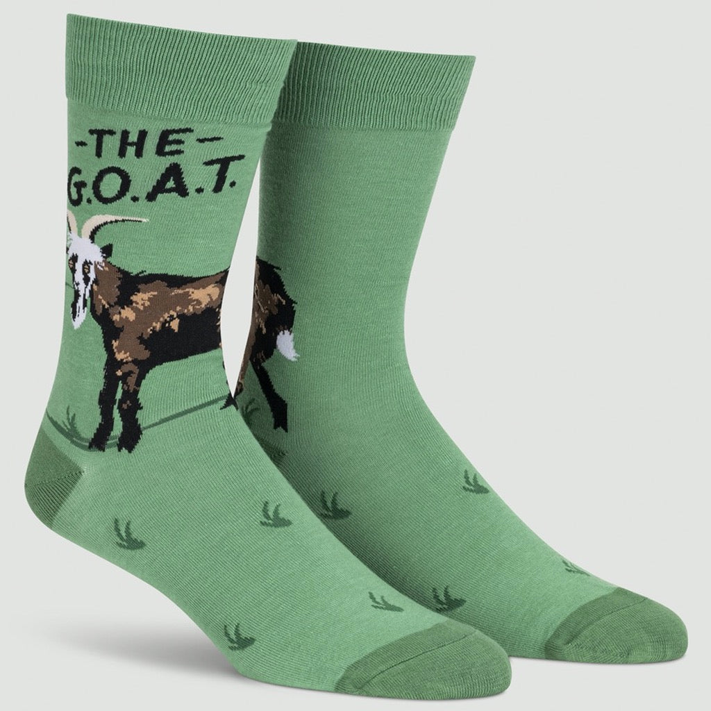 The G.O.A.T. Men's Crew Socks | Sock It To Me – Outer Layer