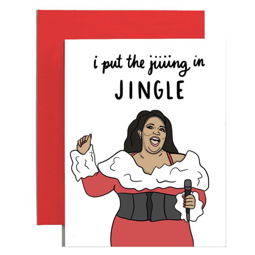The Jing In Jingle Lizzo Card