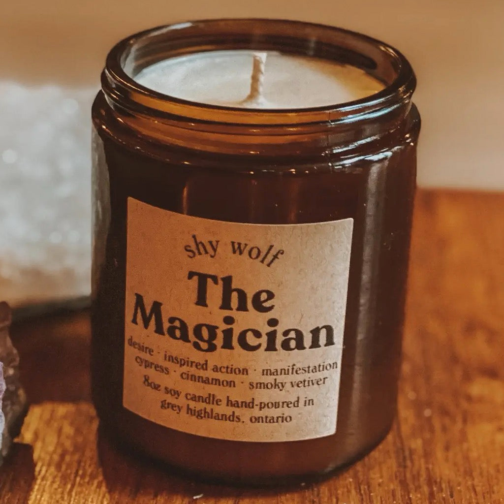 The Magician Tarot Candle | Shy Wolf Candles – Outer Layer