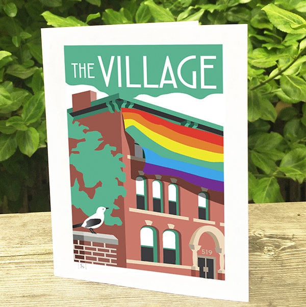 The Village 519 Centre Toronto Greeting Card