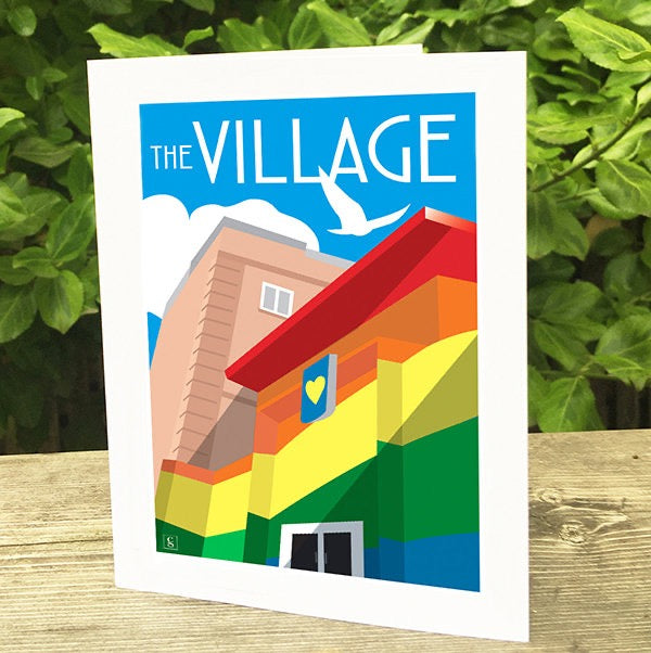 The Village Toronto Greeting Card