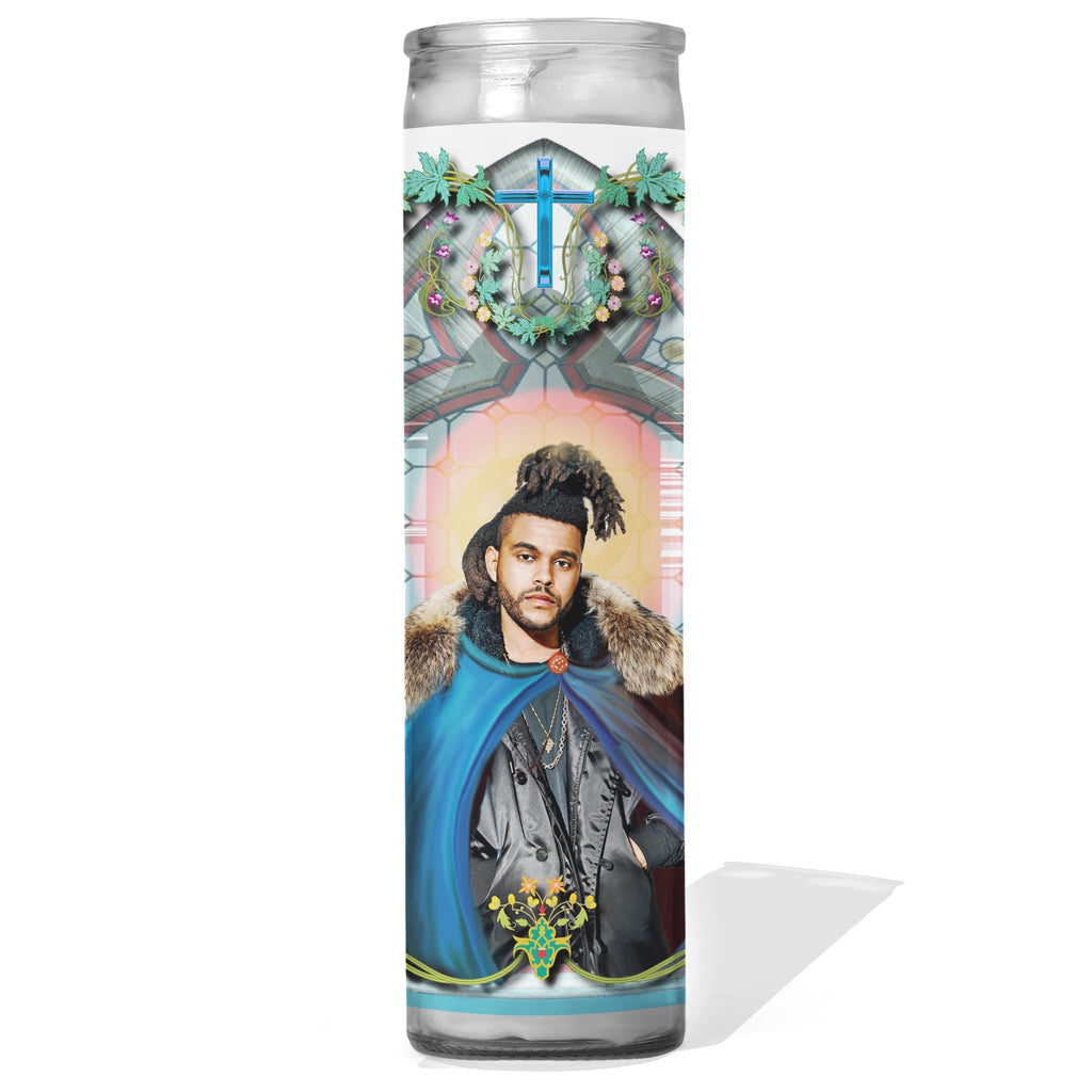 The Weeknd Singer Celebrity Prayer Candle.