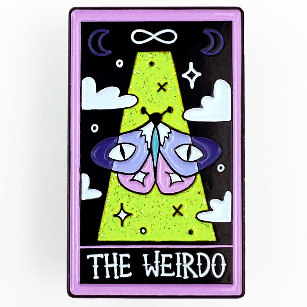 The Weirdo Tarot Enamel Pin.