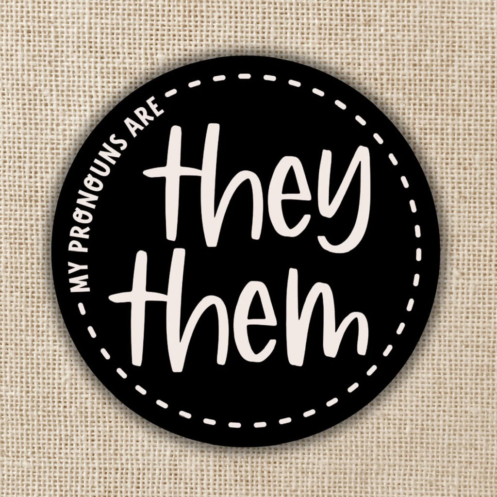 TheyThem Pronoun Sticker