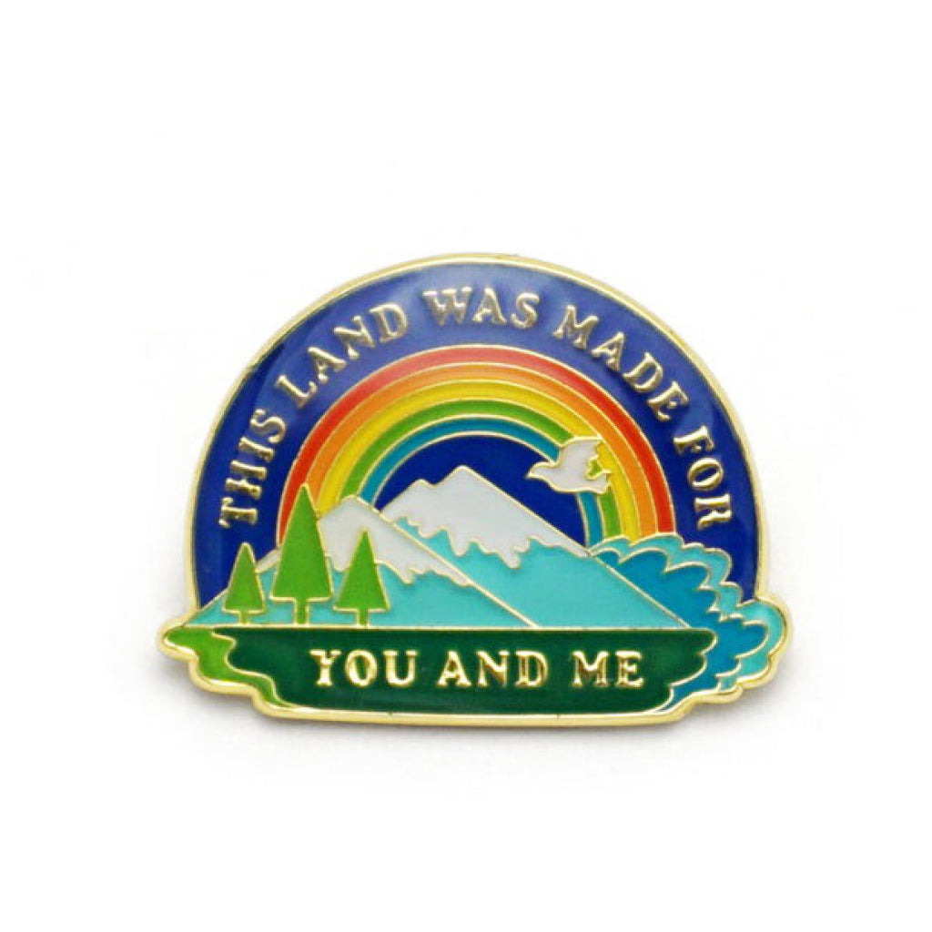 This Land Is Your Land Enamel Pin