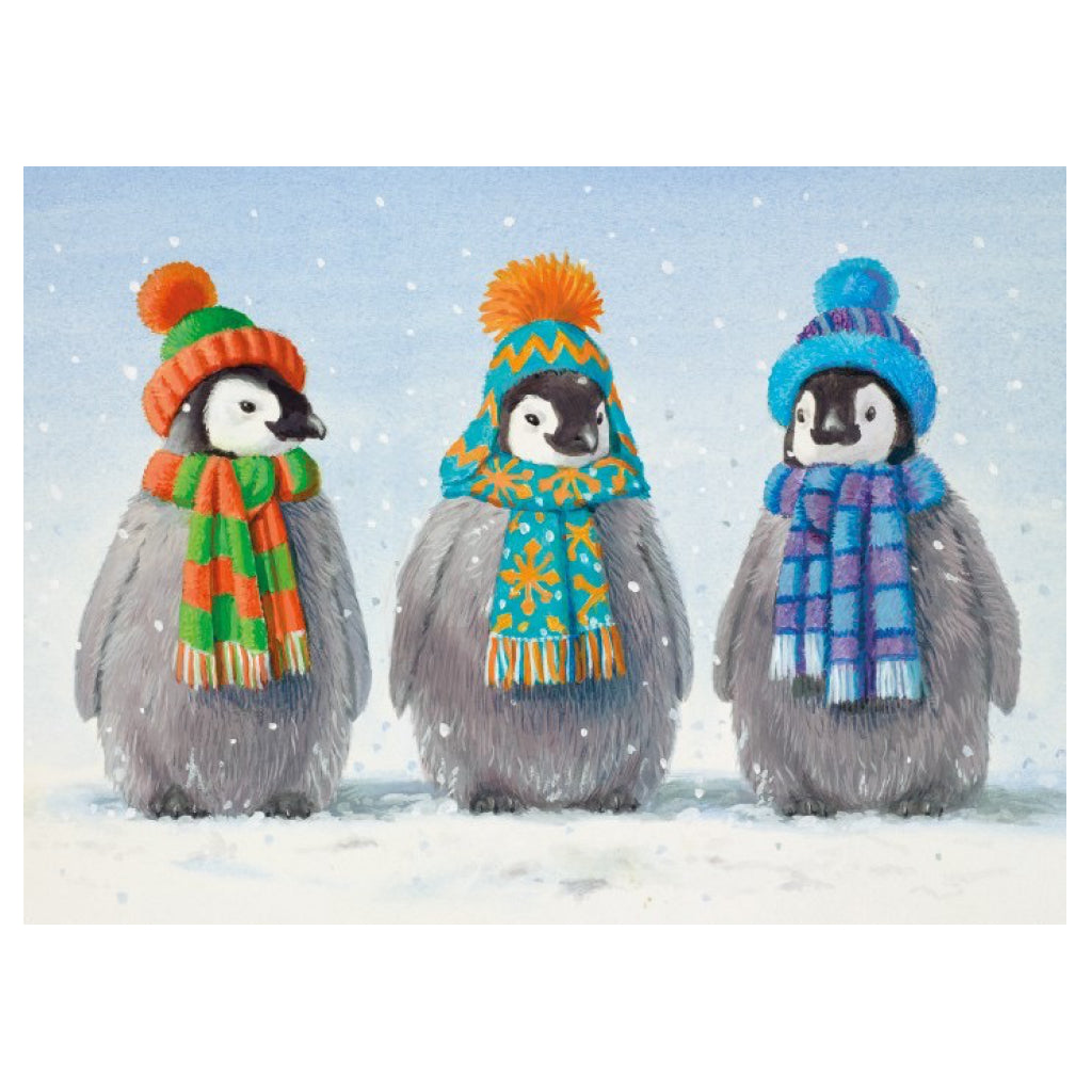 Three Penguins Holiday Cello Pack of Cards