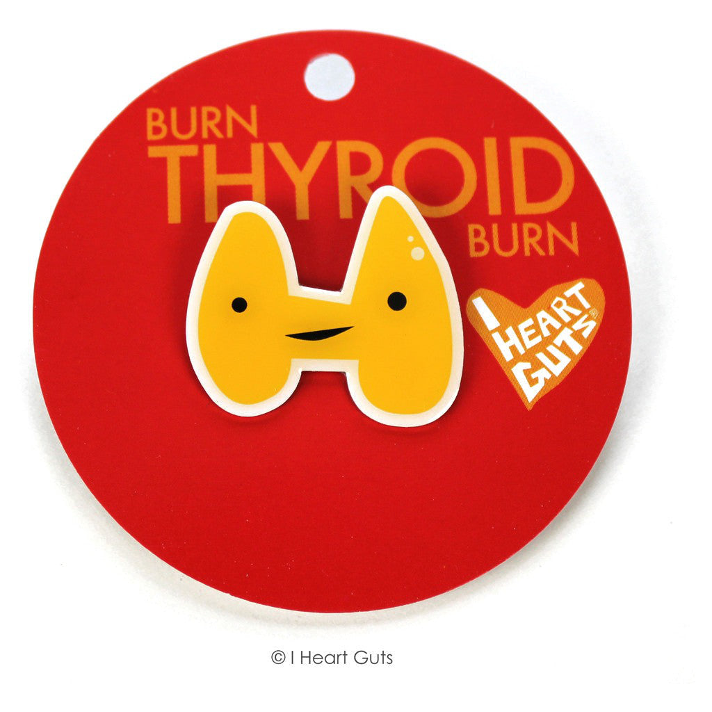 Thyroid Lapel Pin Packaging