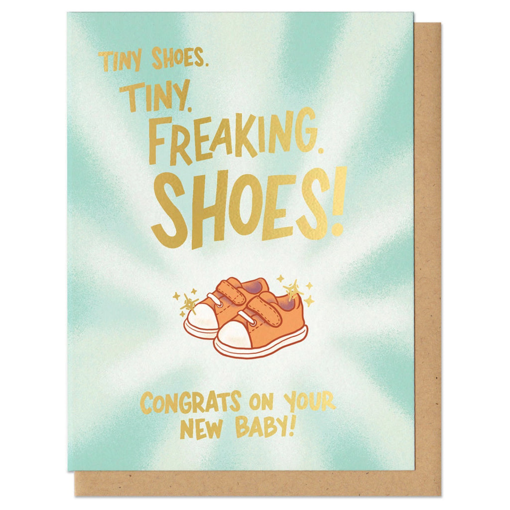 Tiny Shoes Baby Card