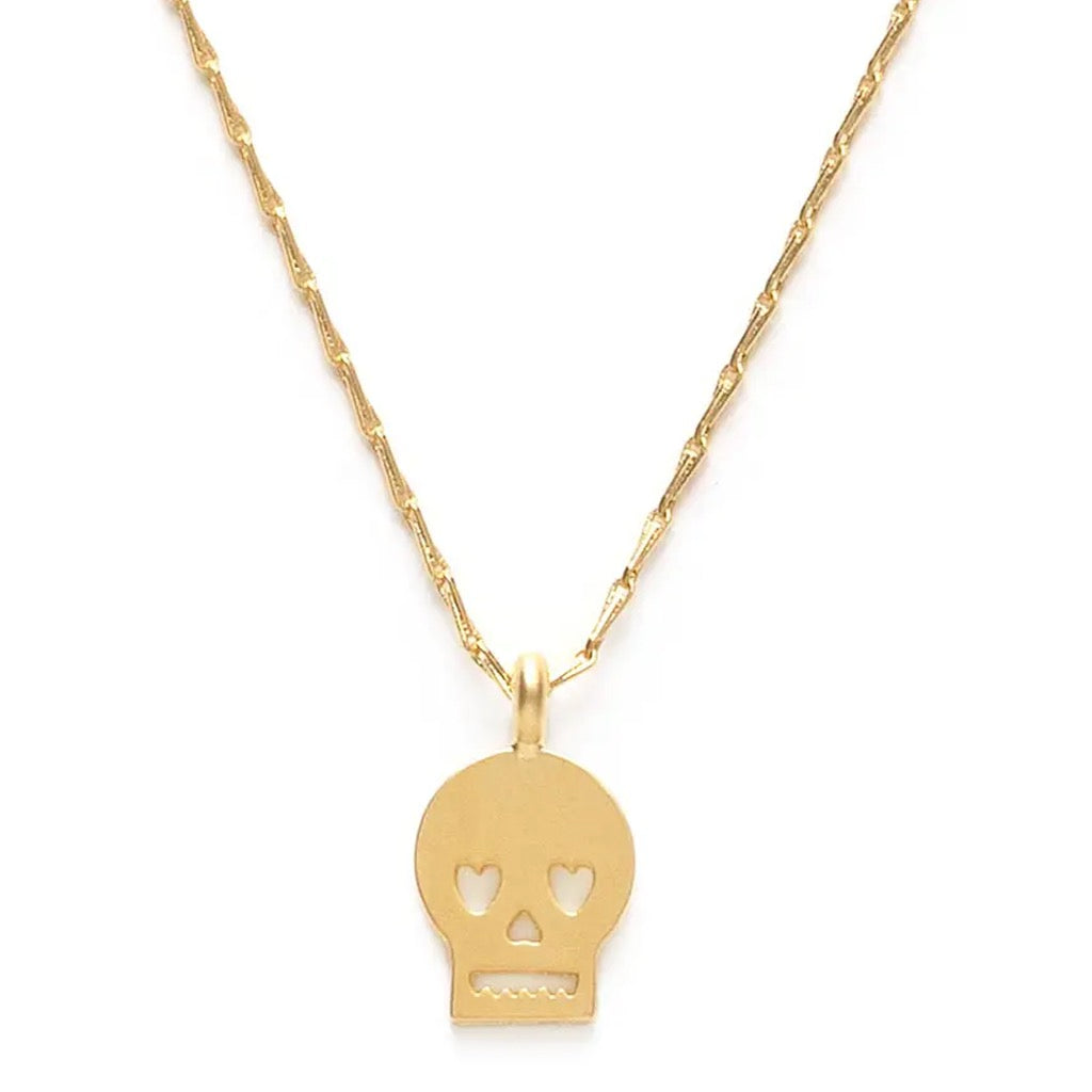 Tiny Skull Necklace.