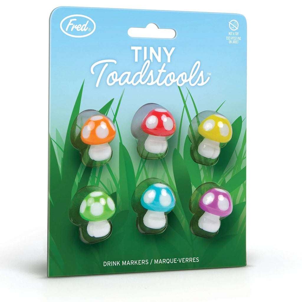 Tiny Toadstools Drink Markers With Backing Card