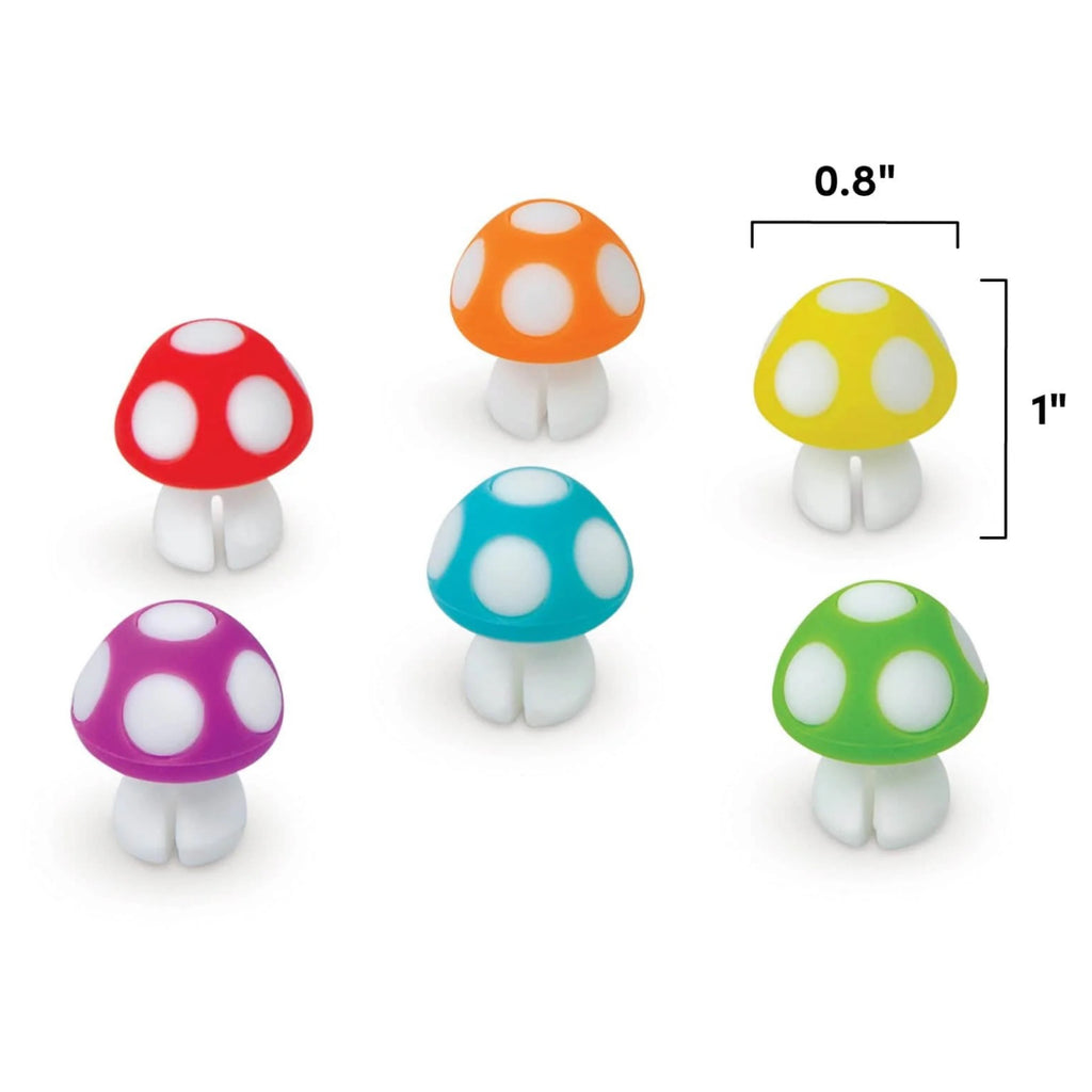 Tiny Toadstools Drink Markers With Dimensions