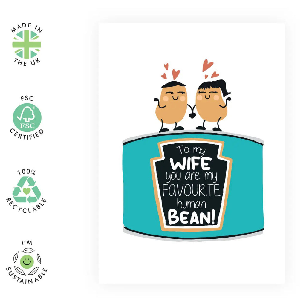 To My Wife, Human Bean Card environmental features.